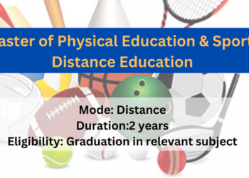 Master of Physical Education & Sports Distance Education