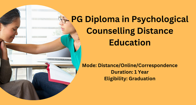 PG Diploma in Psychological Counselling Distance Education