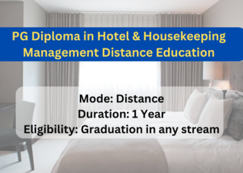 PG Diploma in Hotel and Housekeeping Management Distance Education